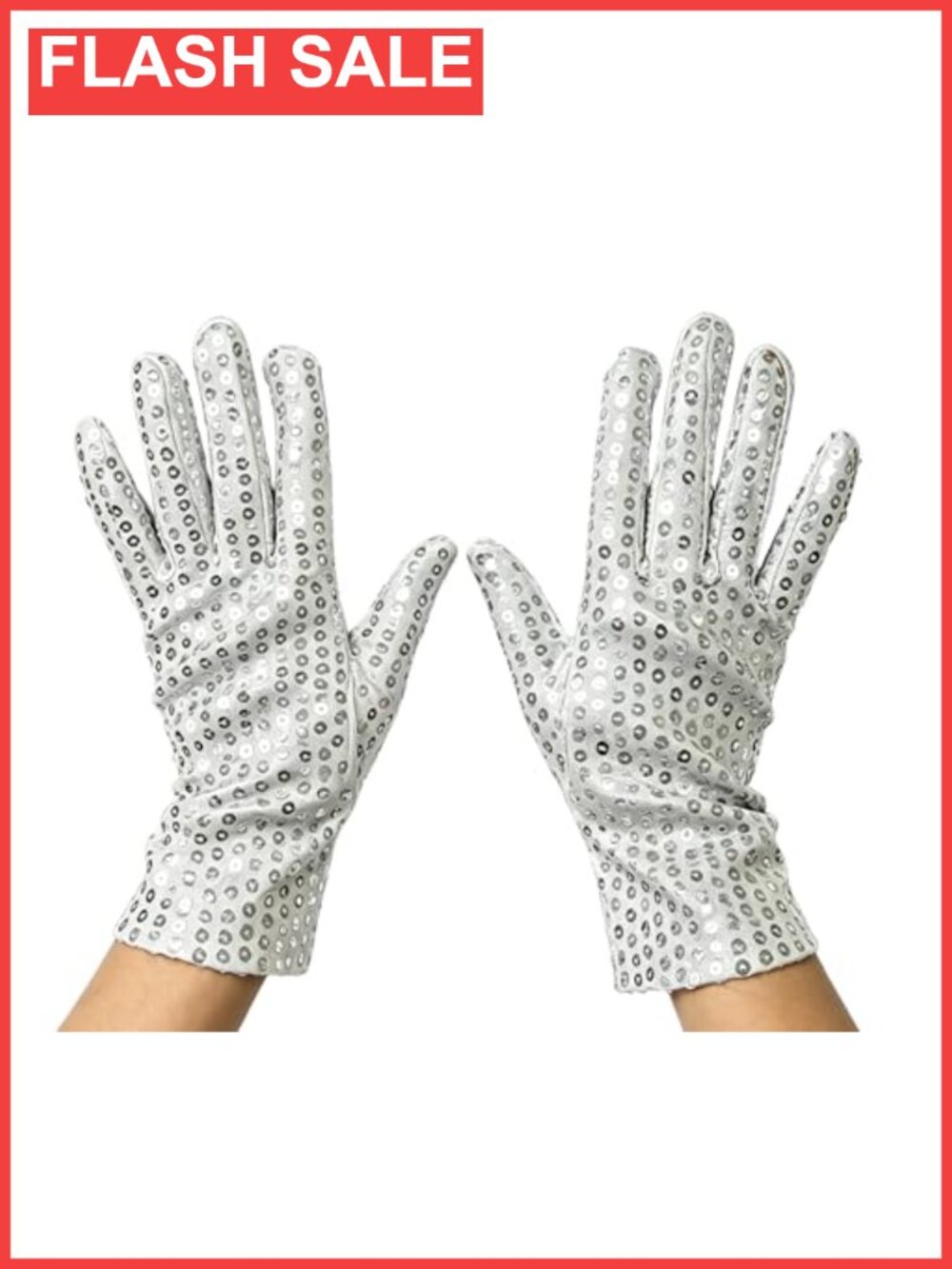 Kids Sequin Gloves Sparkly Glitter for Halloween Costume & Party